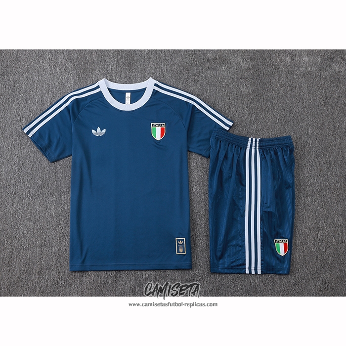 Chandal del Italia 2026-2027 Manga Corta Azul - Pantalon Corto